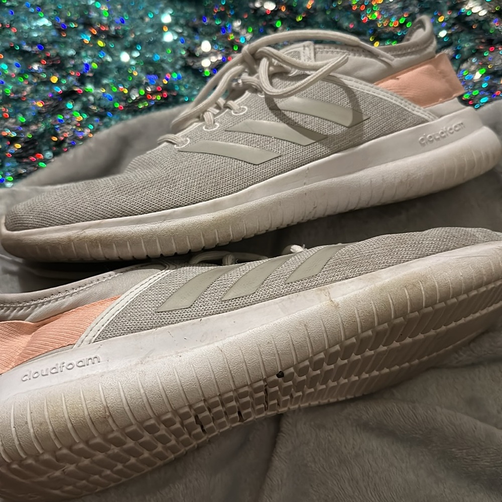 Adidas Cloudfoam Size 9 Sneakers Grey - image 7